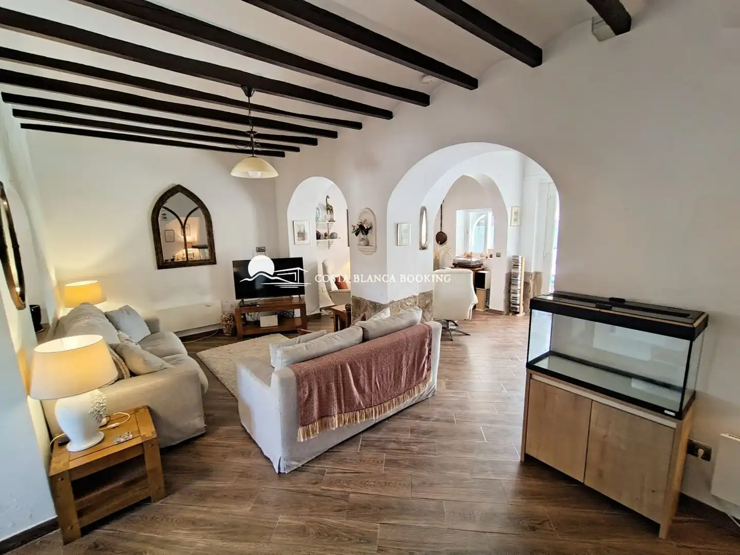 Sala d'estar de Casa o xalet en venda en L'Alfàs del Pi amb Aire condicionat, Calefacció i Jardí privat