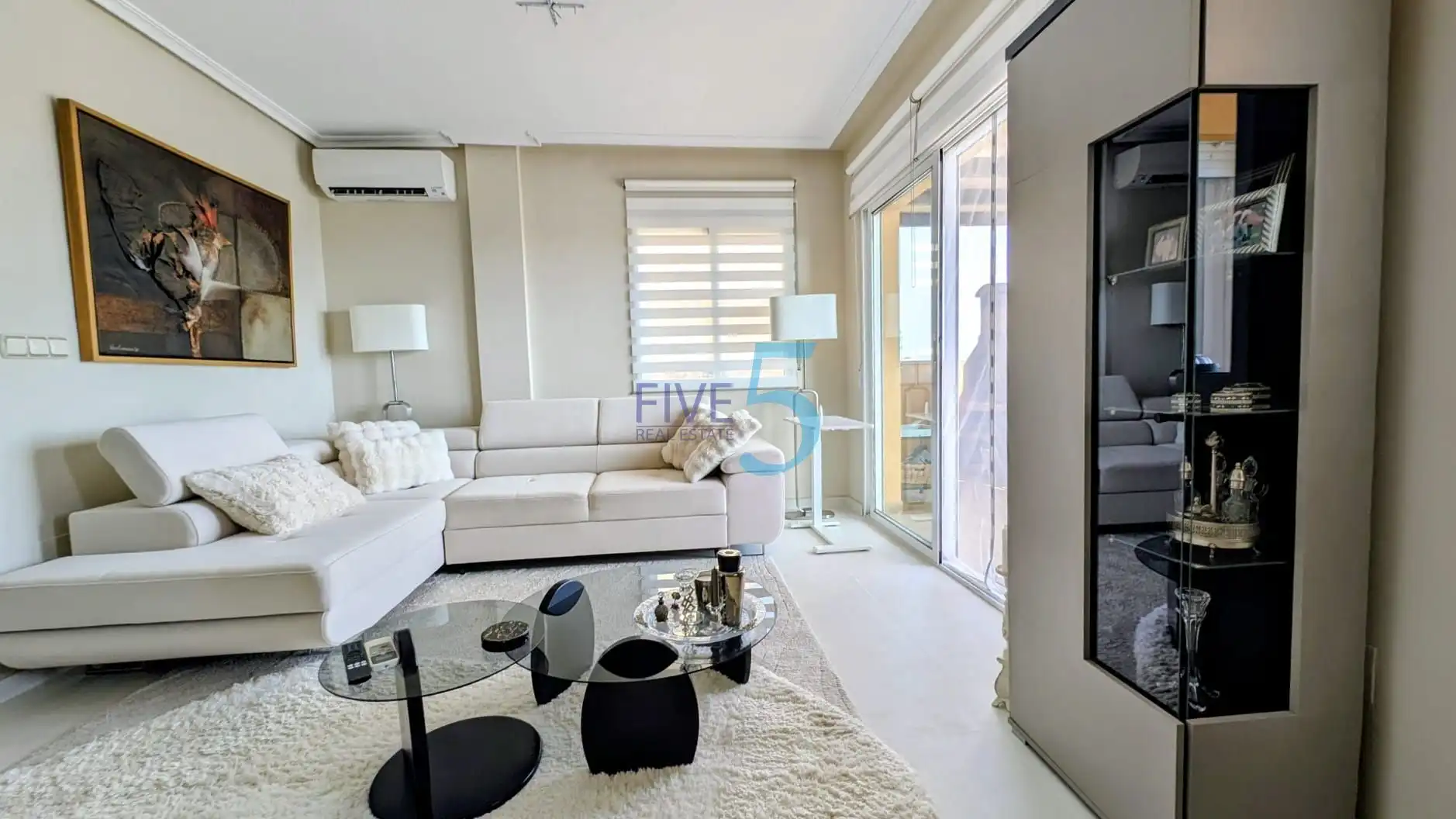 Living room of Flat for sale in Orihuela  with Air Conditioner, Heating and Storage room