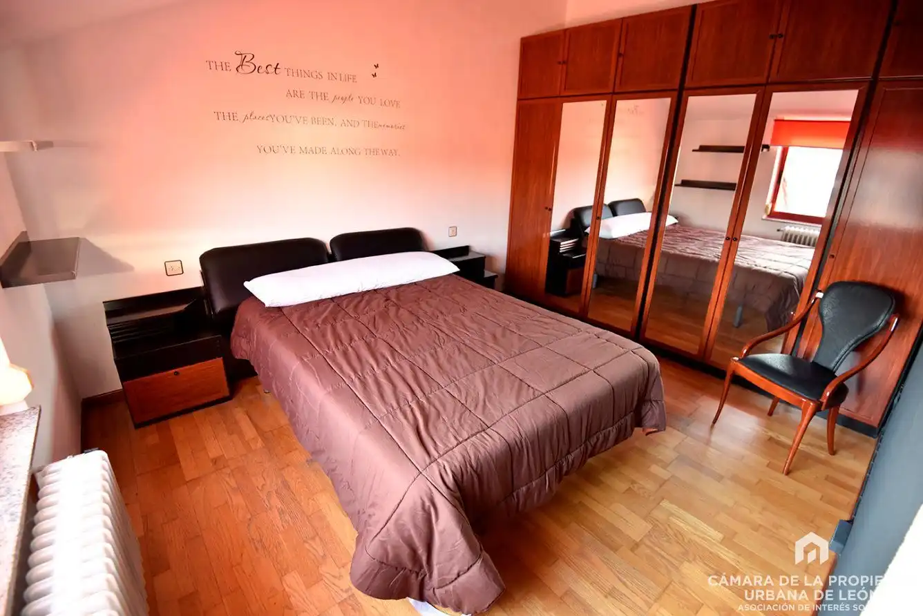 Schlafzimmer von Wohnung zur Miete in San Andrés del Rabanedo mit Abstellraum und Möbliert