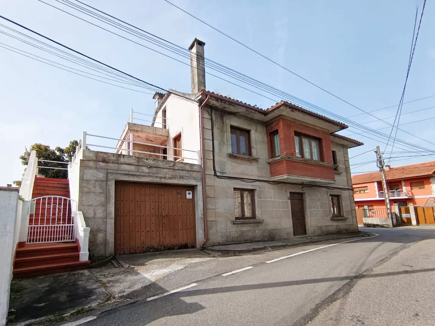 Vista exterior de Casa o chalet en venta en Pontevedra Capital  con Calefacción, Jardín privado y Terraza