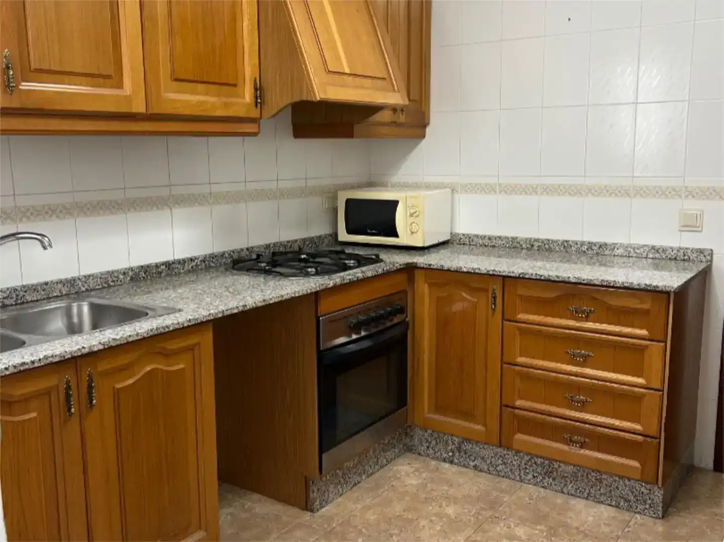 Kitchen of Flat for sale in Cocentaina  with Air Conditioner, Furnished and Balcony