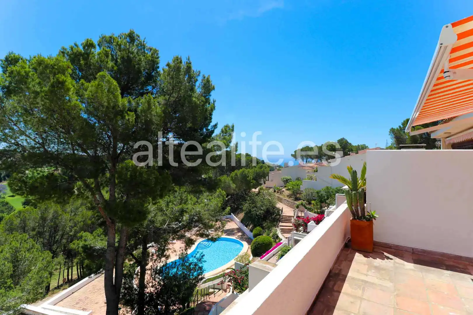Jardín de Apartamento en venta en Altea con Aire acondicionado, Terraza y Piscina comunitaria