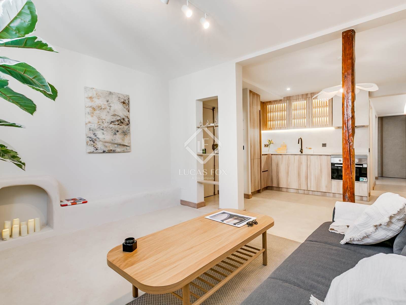 Living room of Flat for sale in  Madrid Capital  with Air Conditioner
