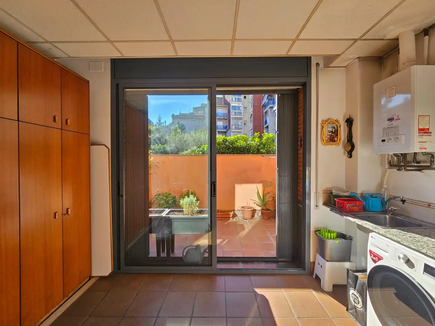 Terraza de Casa adosada en venta en Granollers