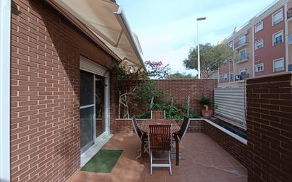 Terrace of Single-family semi-detached for sale in Xàtiva  with Air Conditioner, Terrace and Swimming Pool