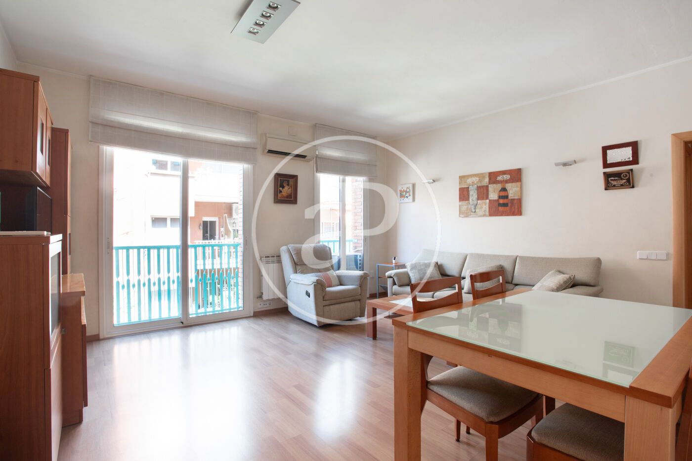 Exterior view of Flat for sale in  Barcelona Capital  with Air Conditioner, Heating and Furnished
