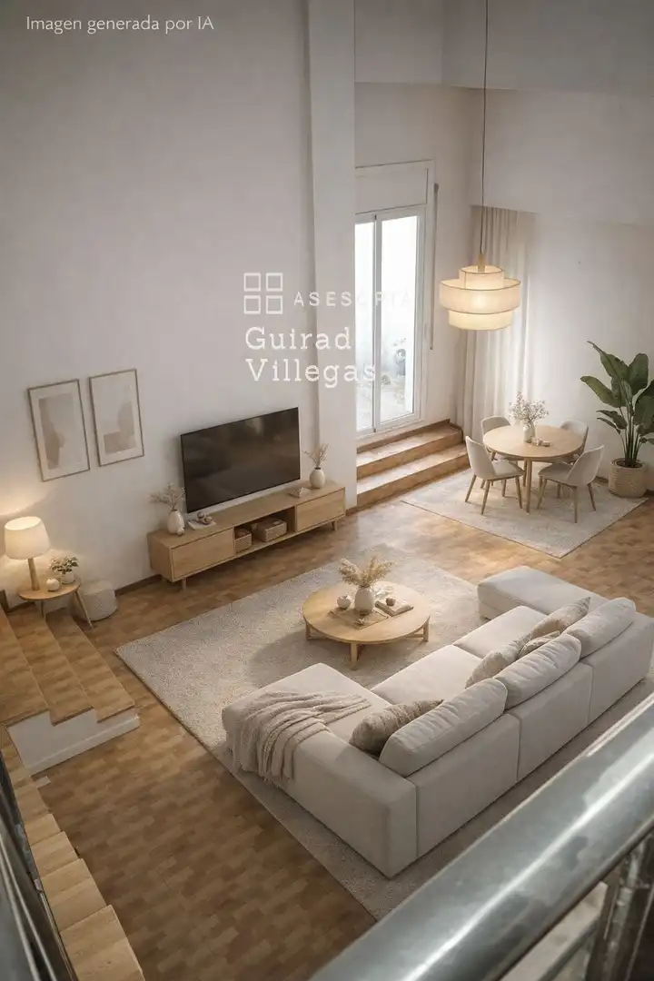 Sala de estar de Dúplex en venta en Terrassa con Terraza y Alarma