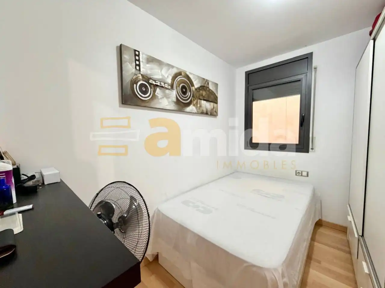 Bedroom of Flat for sale in Sabadell  with Air Conditioner, Heating and Parquet flooring