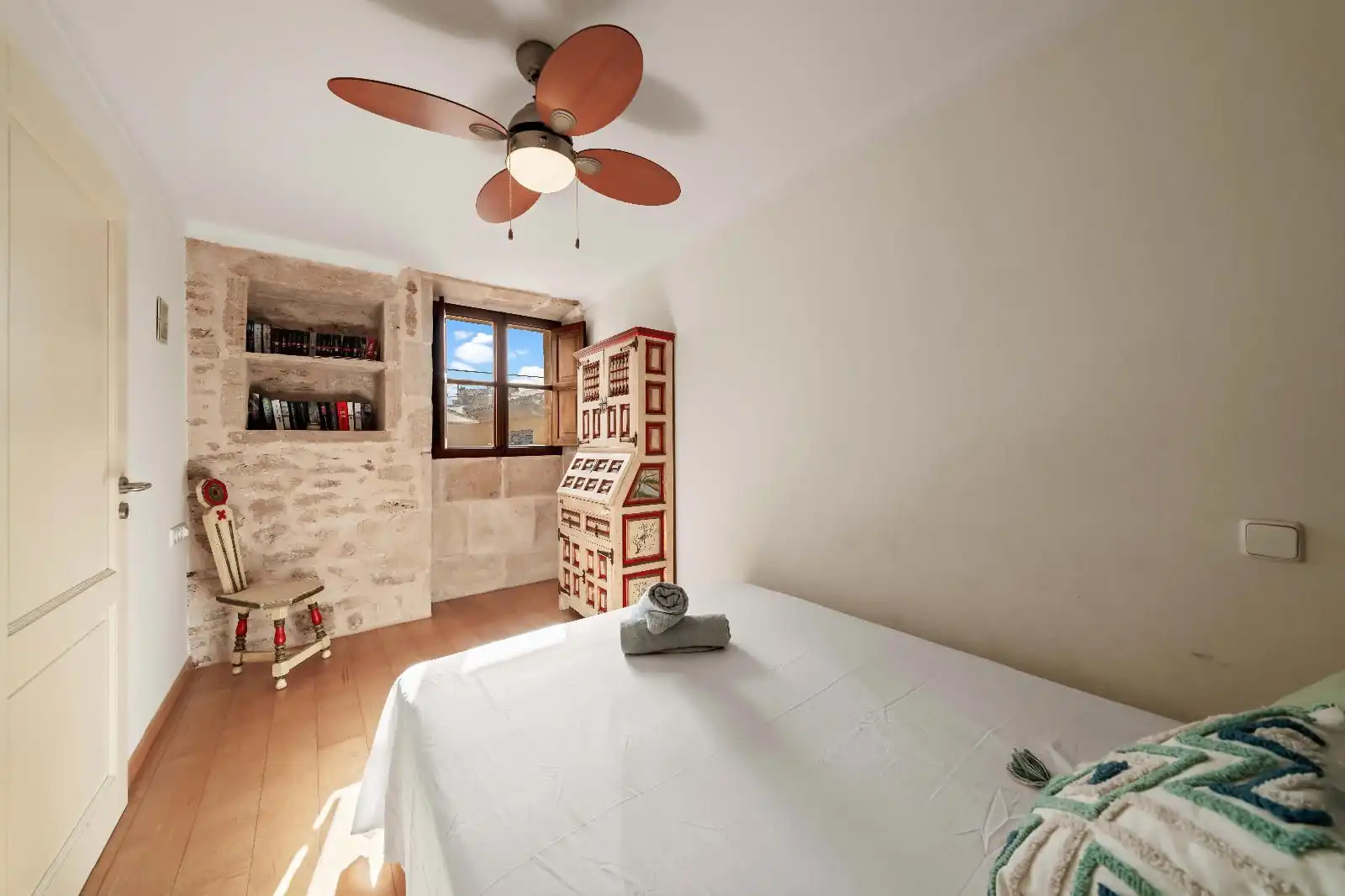 Bedroom of Detached homes for sale in Alcúdia  with Heating, Parquet flooring and Terrace
