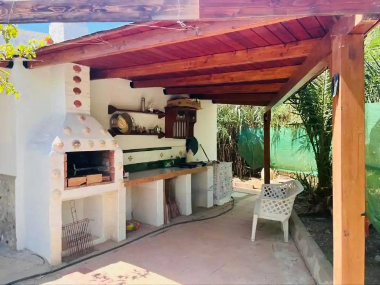 Cuina de Finca rústica en venda en Cártama amb Aire condicionat i Piscina
