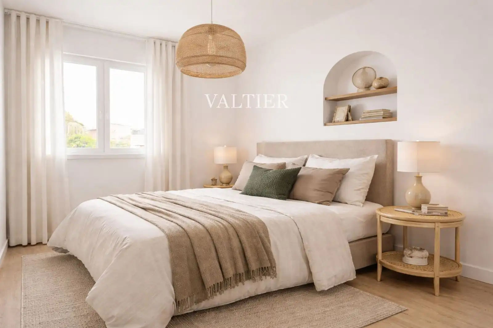 Habitación de Piso de alquiler en  Madrid Capital con Aire acondicionado, Calefacción y Amueblado