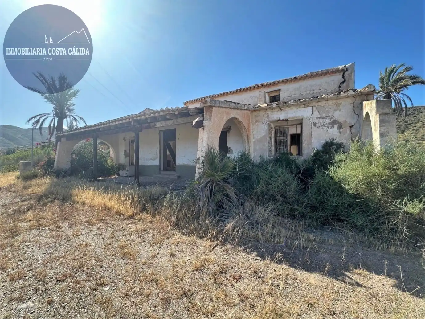 Vista exterior de Finca rústica en venda en Águilas amb Jardí privat, Terrassa i Traster