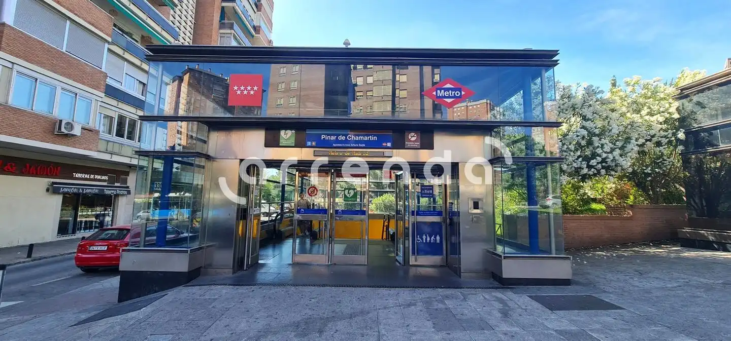 Außenansicht von Wohnung zur Miete in Madrid mit Terrasse und Gemeinschaftspool