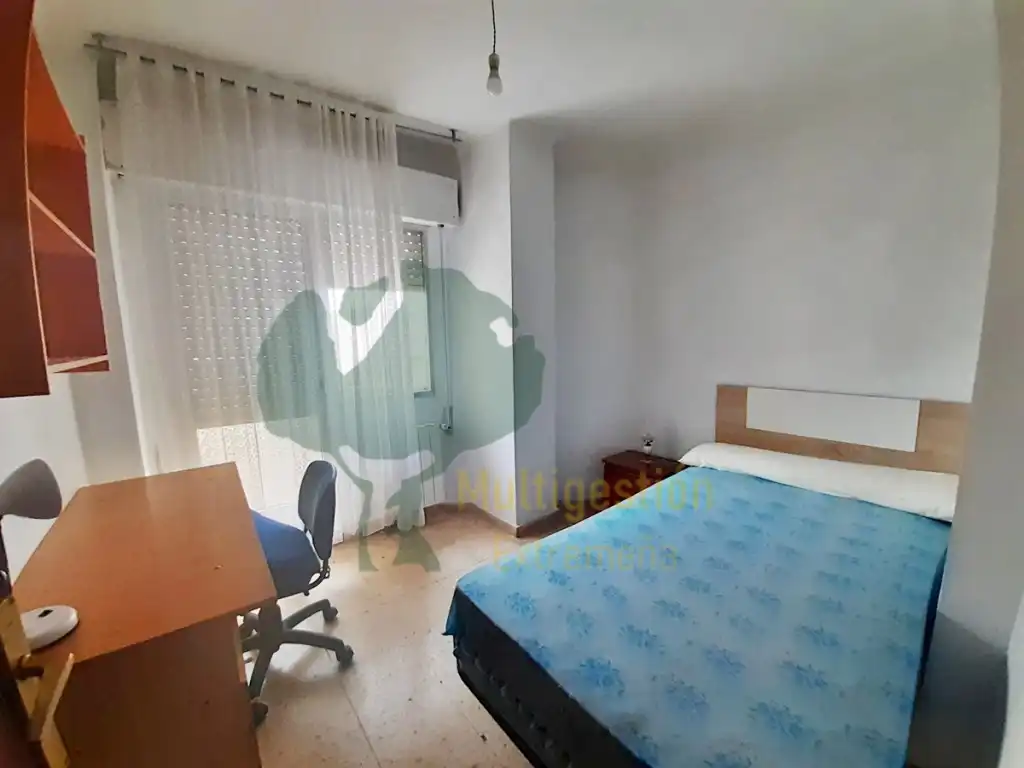 Schlafzimmer von Wohnung zur Miete in Cáceres mit Heizung, Terrasse und Ofen