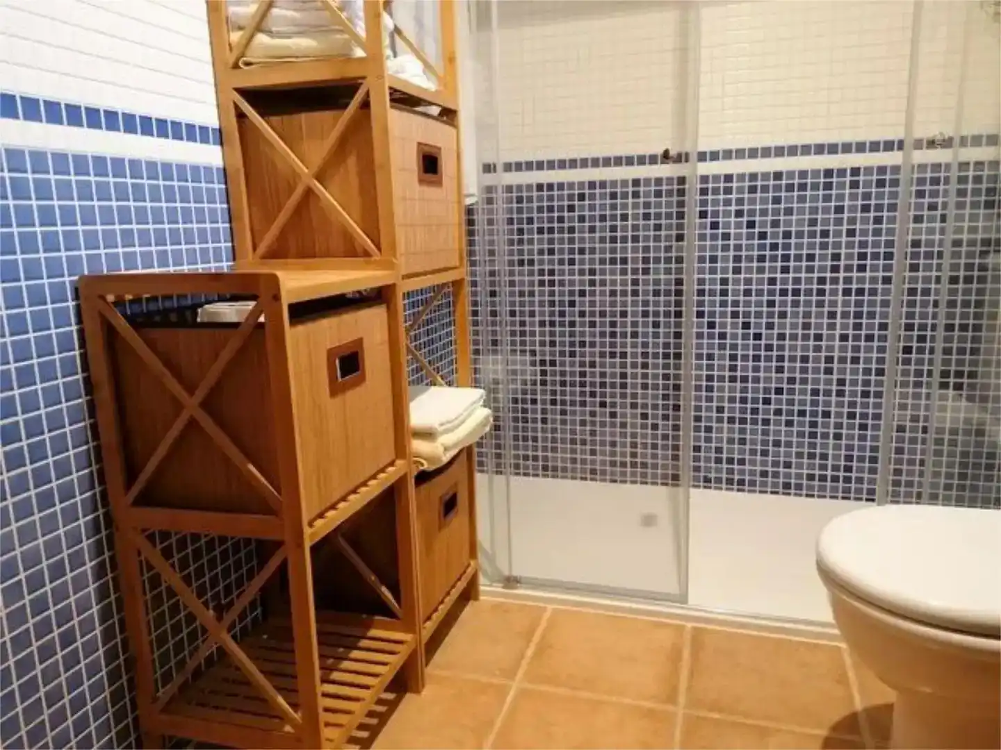 Badezimmer von Wohnungen zur Miete in Vera mit Klimaanlage, Privatgarten und Schwimmbad