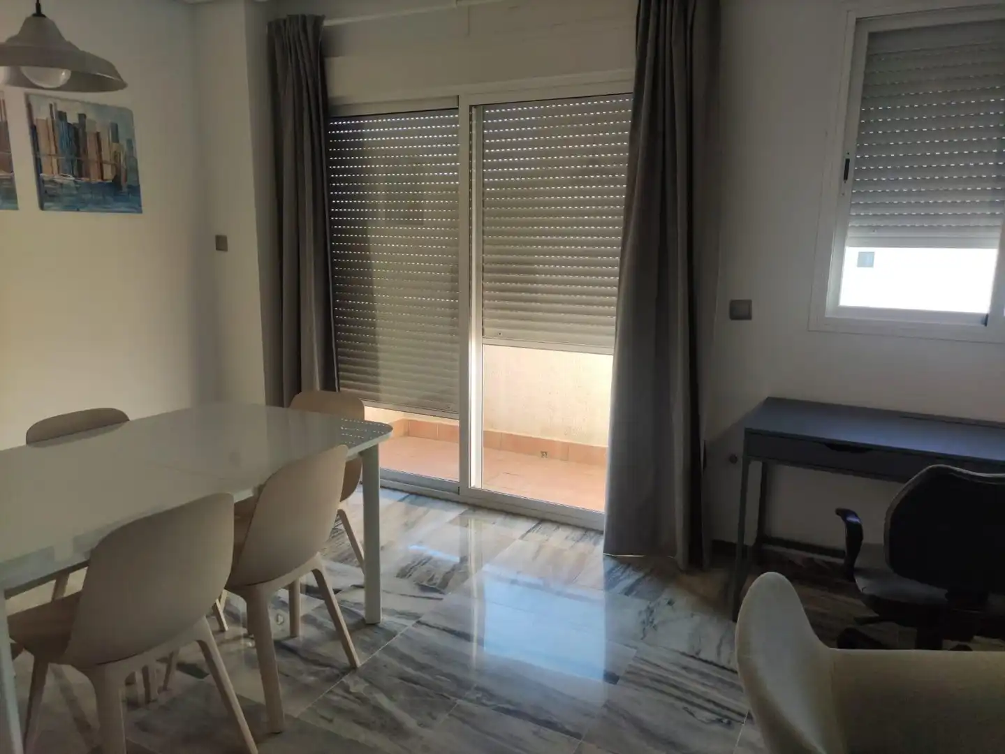 Dining room of Flat for rent in Sevilla  with Air Conditioner, Heating and Terrace