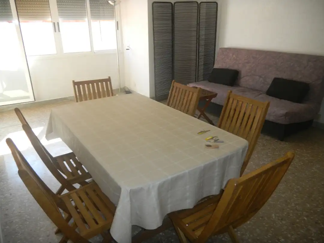Comedor de Piso de alquiler en Tarragona con Aire acondicionado, Calefacción y Amueblado