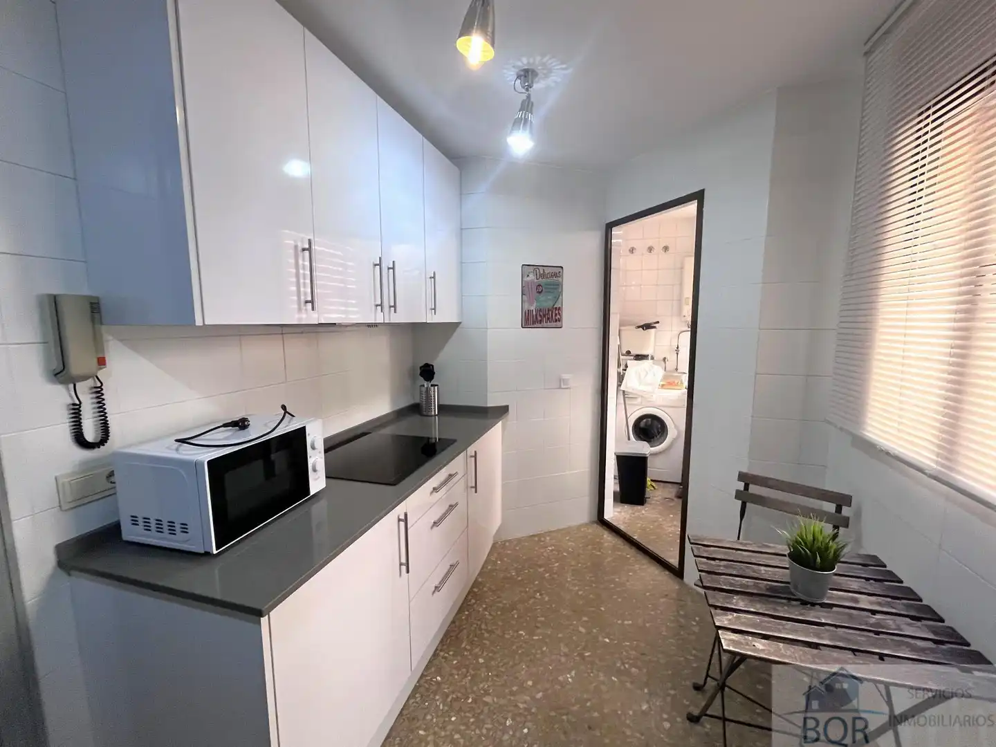 Cocina de Piso de alquiler en Jerez de la Frontera con Aire acondicionado, Terraza y Amueblado