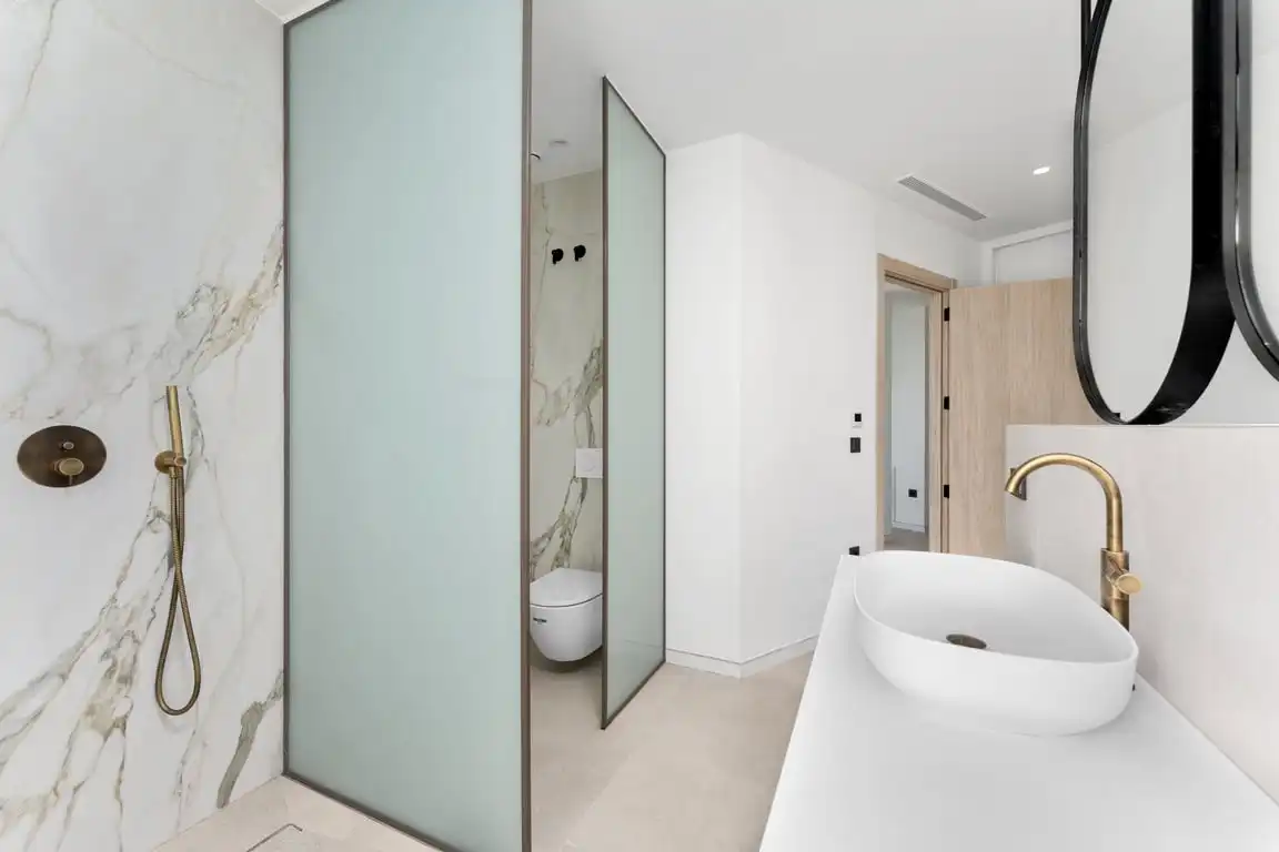 Baño de Casa o chalet en venta en Jávea / Xàbia con Aire acondicionado, Jardín privado y Terraza
