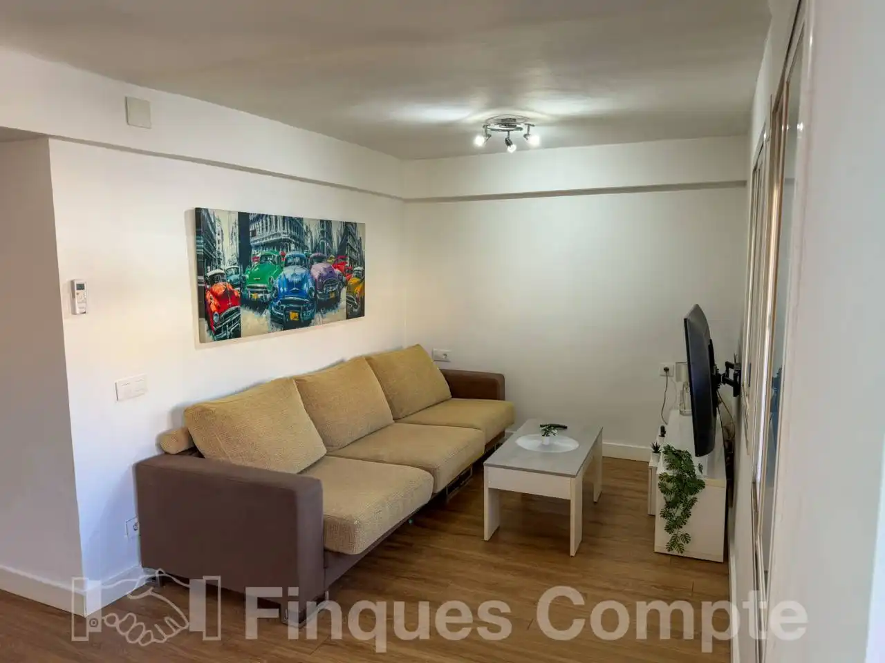 Sala de estar de Piso en venta en Roda de Berà con Aire acondicionado y Terraza