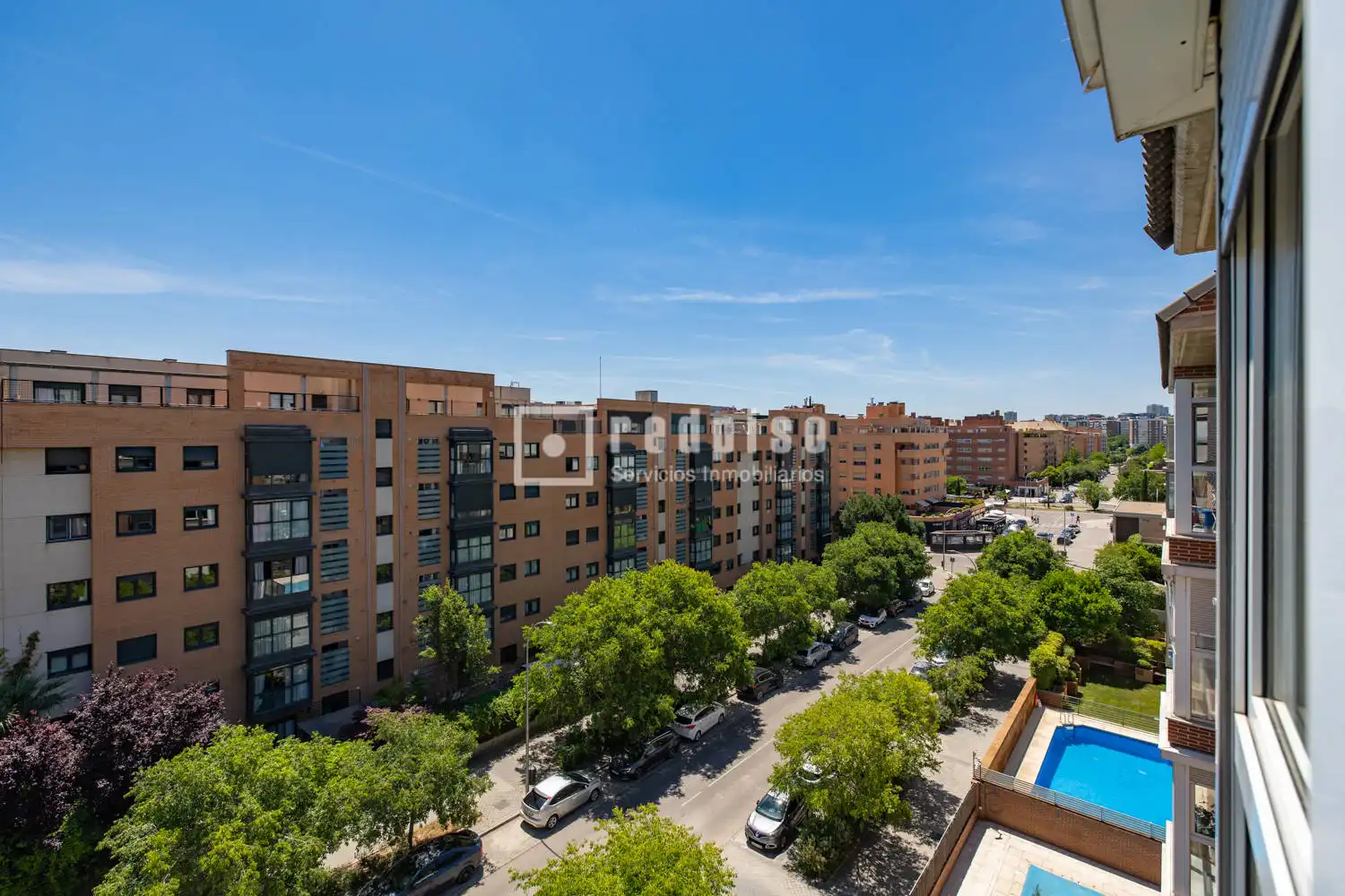 Exterior view of Flat for sale in Madrid  with Air Conditioner, Heating and Private garden