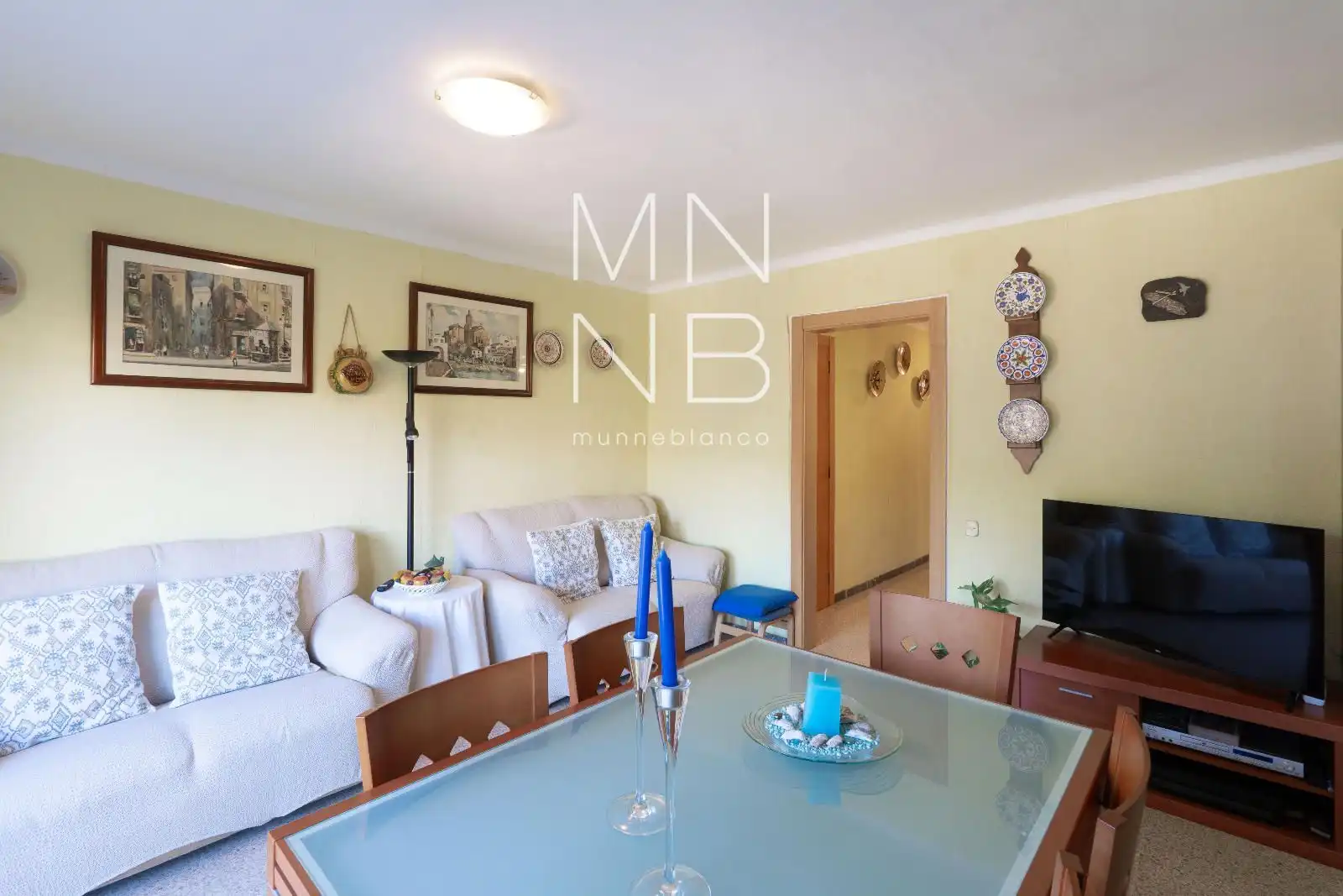 Sala de estar de Piso en venta en Población de Arroyo con Aire acondicionado, Calefacción y Terraza