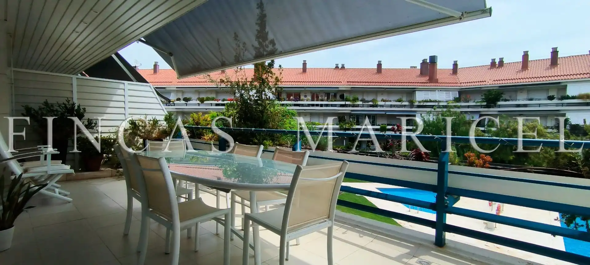 Terraza de Piso de alquiler en Sitges con Aire acondicionado, Calefacción y Terraza