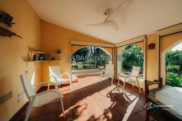 Terrassa de Casa o xalet en venda en Sierra Engarcerán amb Aire condicionat, Calefacció i Jardí privat