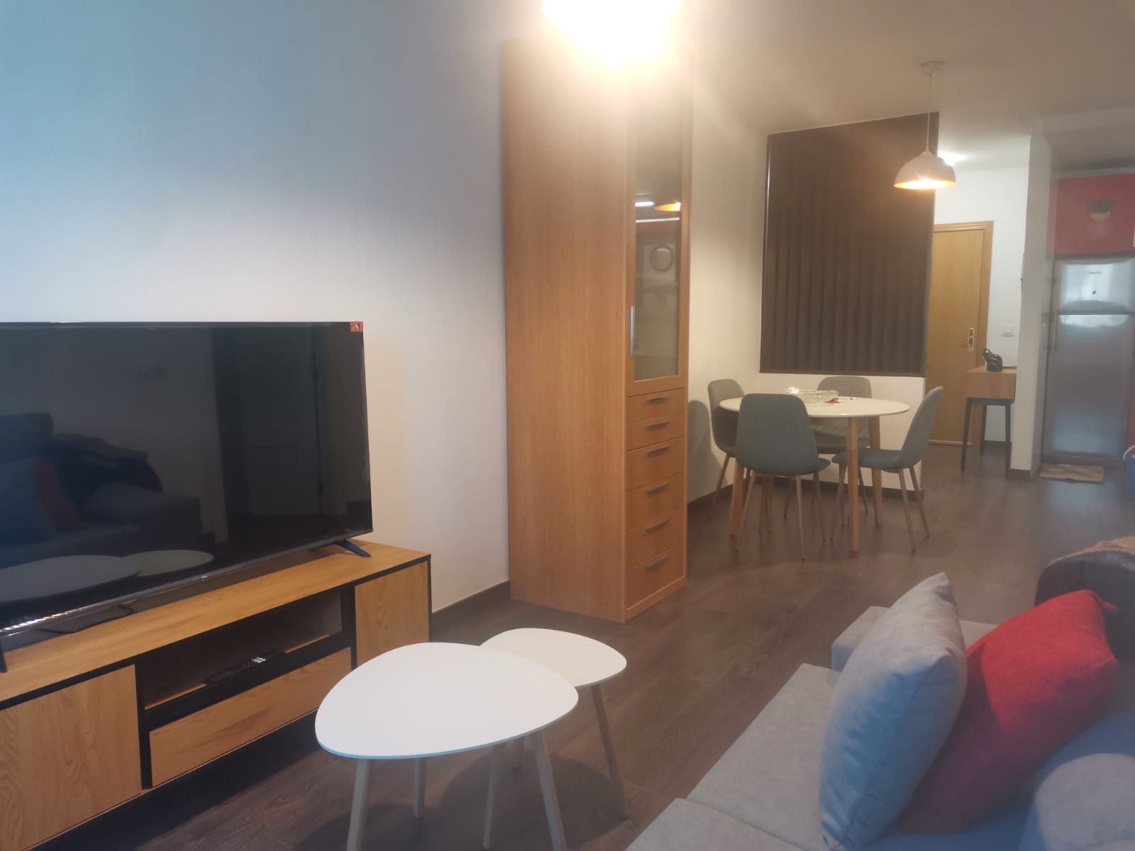 Sala de estar de Apartamento de alquiler en Badajoz Capital con Aire acondicionado, Calefacción y Parquet