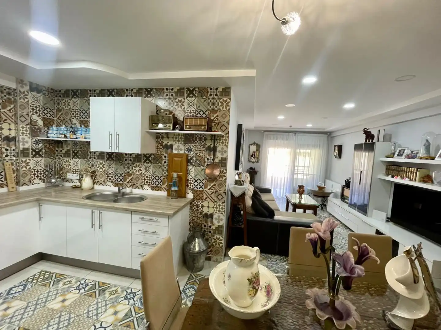 Küche von Wohnung zum Verkauf in Valdepeñas mit Heizung, Terrasse und Balkon