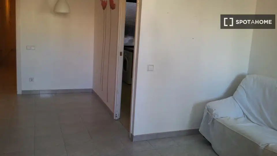 Bedroom of Flat for rent in Esplugues de Llobregat  with Air Conditioner, Heating and Furnished