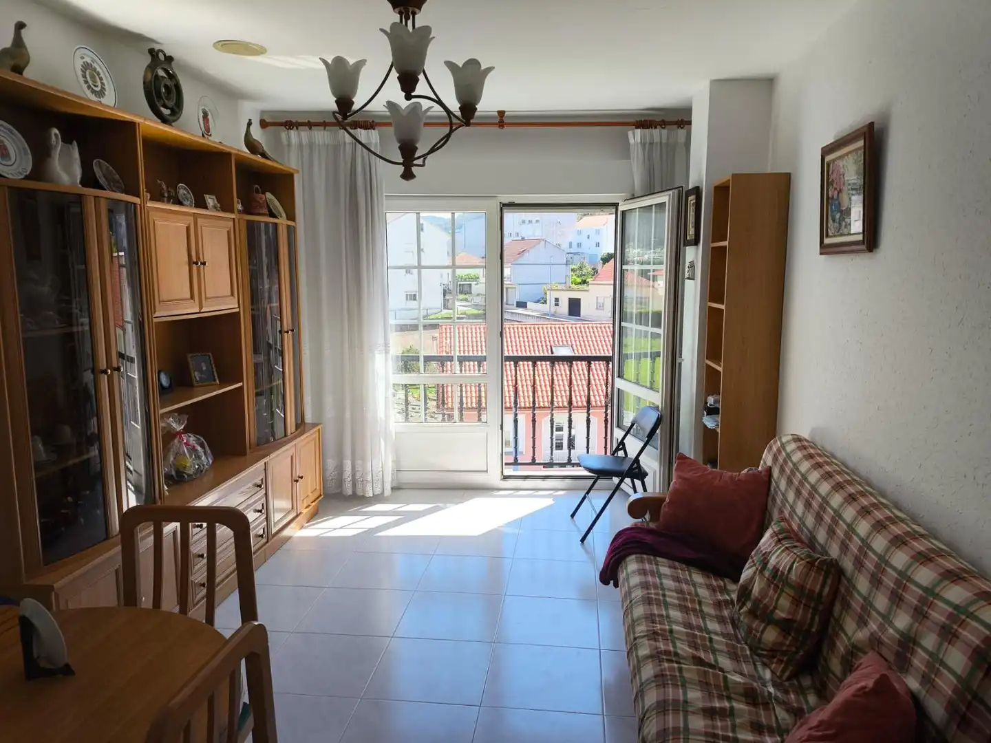 Wohnzimmer von Wohnung zum Verkauf in Laxe mit Heizung, Terrasse und Abstellraum