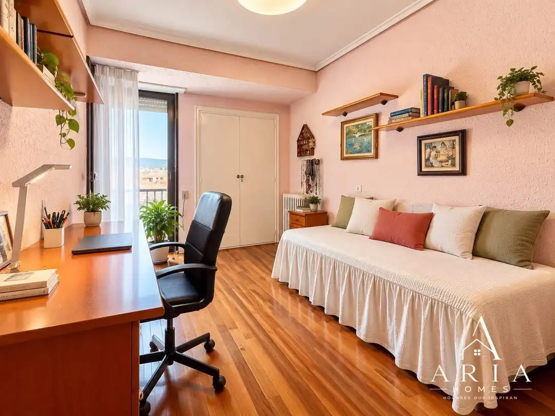 Bedroom of Flat for sale in Bilbao   with Heating, Terrace and Furnished