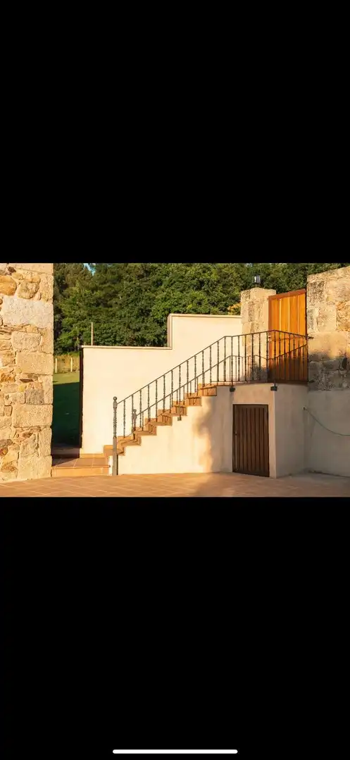 Terrassa de Casa o xalet en venda en A Merca   amb Jardí privat, Terrassa i Moblat
