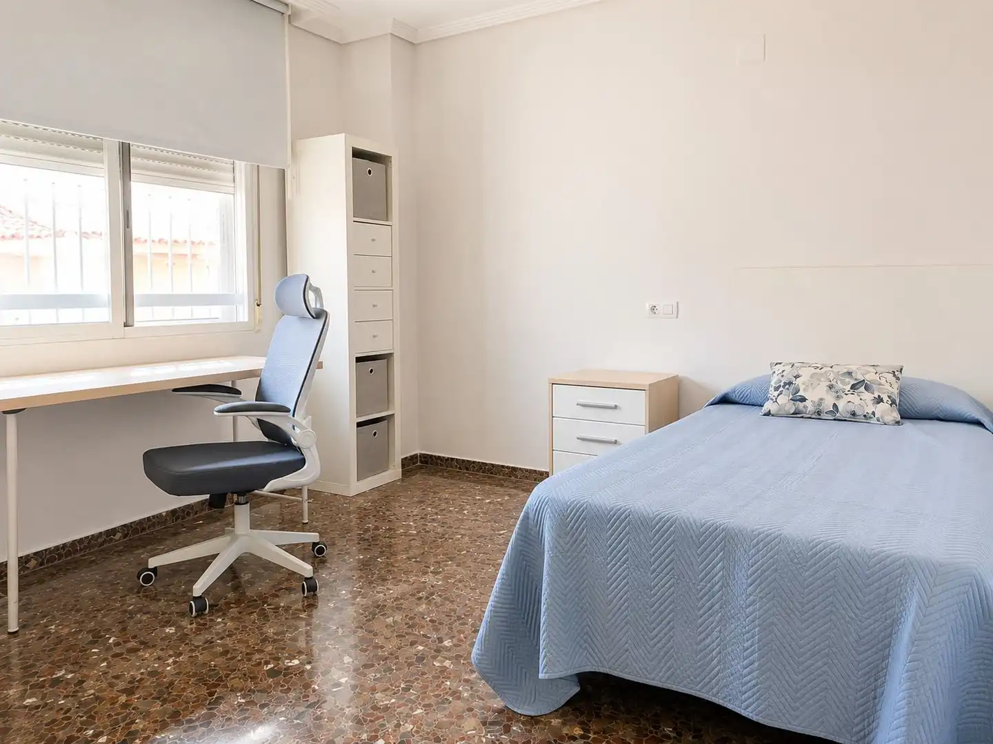 Schlafzimmer von Wohnung zur Miete in Castellón de la Plana / Castelló de la Plana mit Klimaanlage