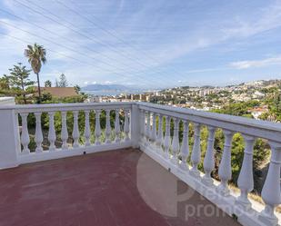 Exterior view of House or chalet for sale in Málaga Capital  with Air Conditioner, Heating and Private garden