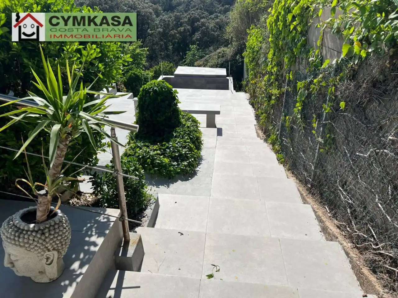 Terraza de Casa o chalet en venta en Lloret de Mar con Jardín privado, Terraza y Piscina