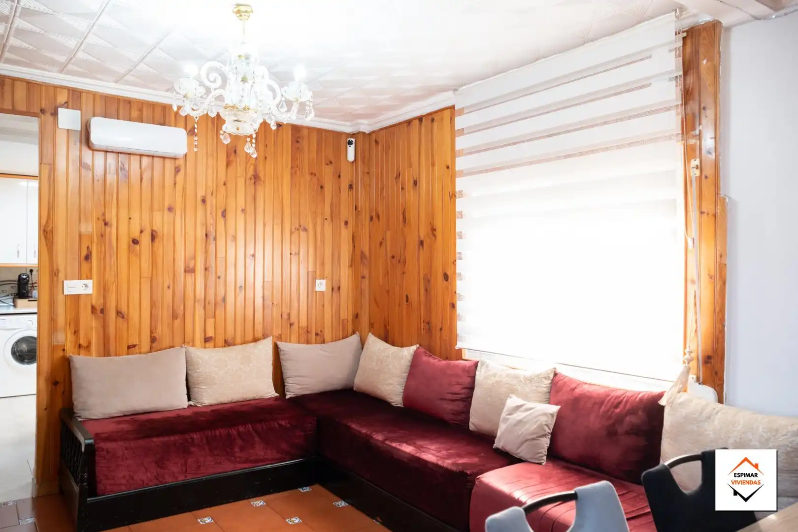 Wohnzimmer von Einfamilien-Reihenhaus zum Verkauf in Utebo mit Terrasse