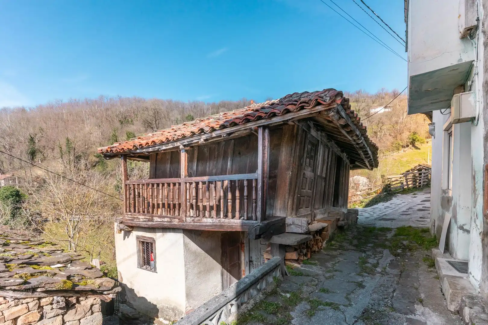 Vista exterior de Casa o chalet en venta en Aller con Jardín privado y Trastero