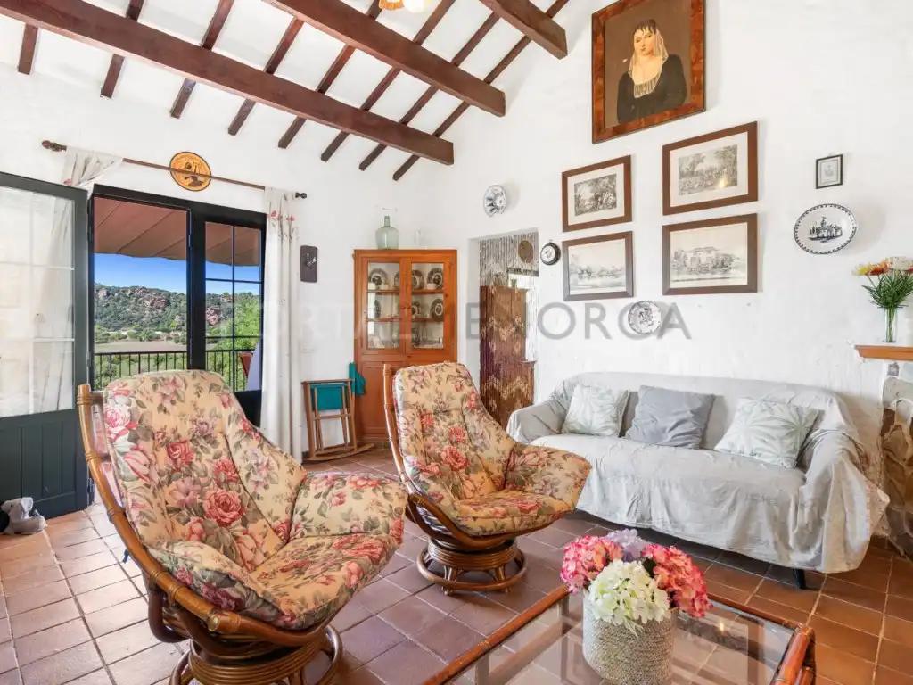 Sala de estar de Finca rústica en venta en Maó - Mahón
