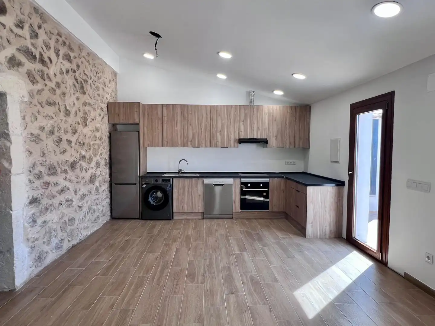 Kitchen of Flat for rent in Campanet  with Air Conditioner and Terrace