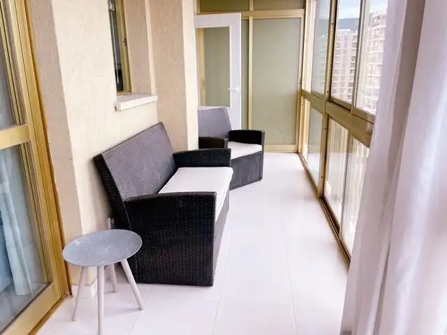 Terraza de Apartamento de alquiler en Benicasim / Benicàssim con Jardín privado, Terraza y Amueblado