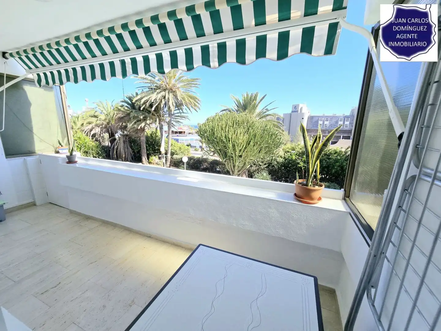 Terrassa de Apartament de lloguer en San Bartolomé de Tirajana amb Terrassa, Moblat i Piscina comunitària