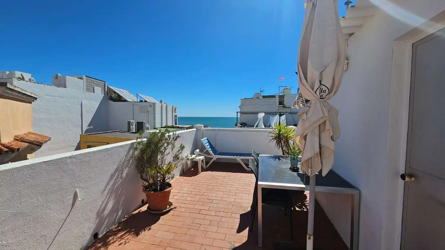 Terrassa de Apartament de lloguer en Torremolinos amb Aire condicionat, Calefacció i Terrassa
