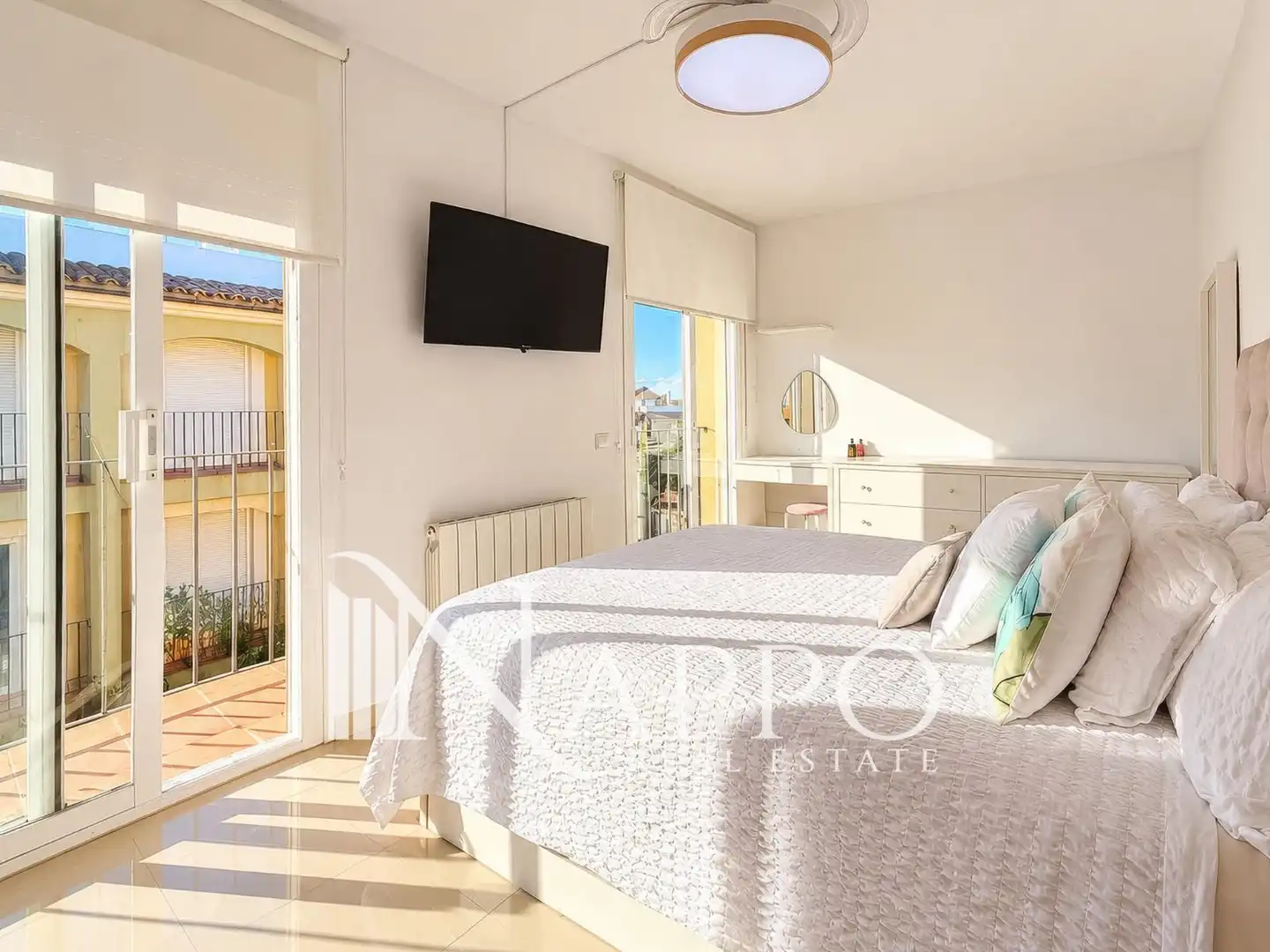 Schlafzimmer von Dachboden zum Verkauf in Marratxí mit Klimaanlage, Terrasse und Schwimmbad