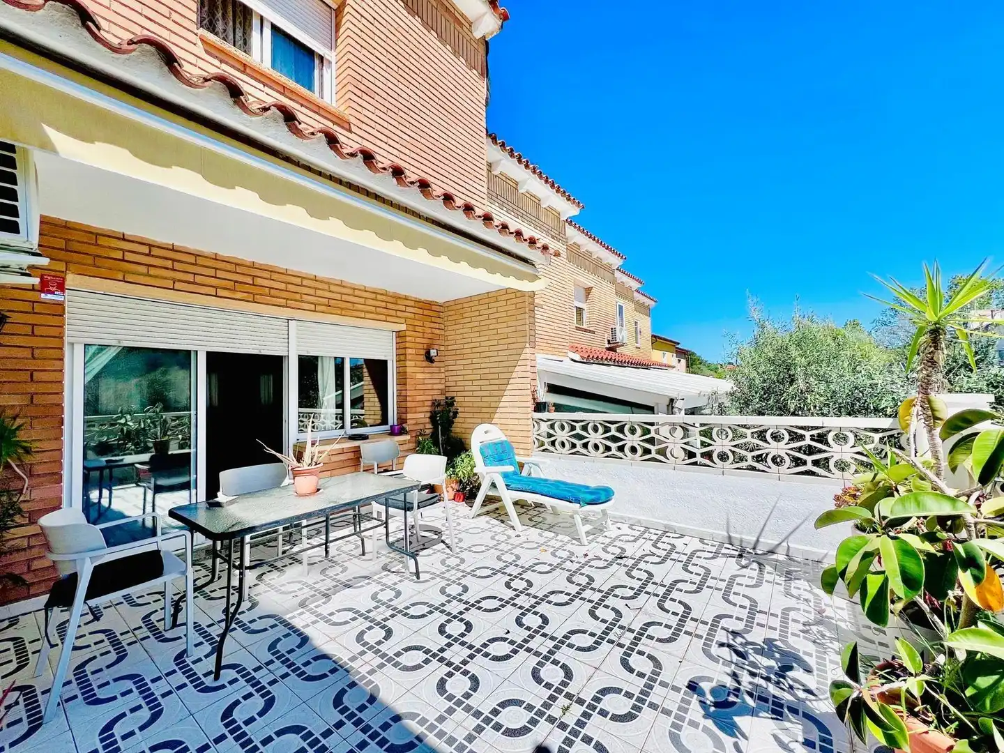 Terraza de Casa adosada en venta en Valls con Aire acondicionado, Calefacción y Jardín privado