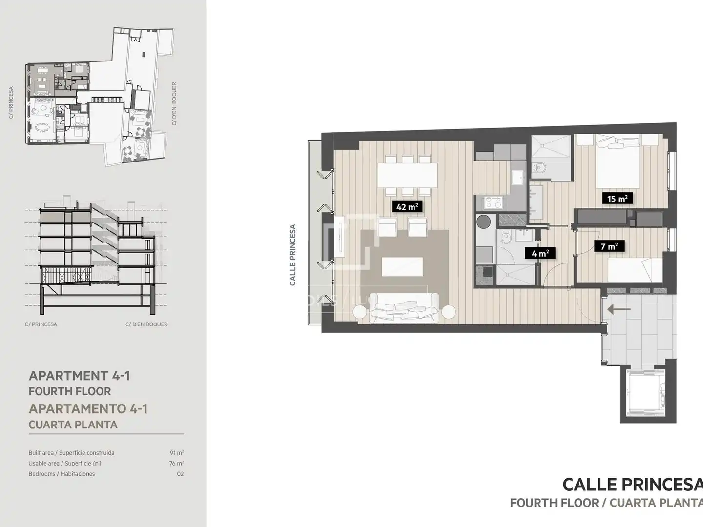Piso en venta en Barcelona con Aire acondicionado, Calefacción y Terraza