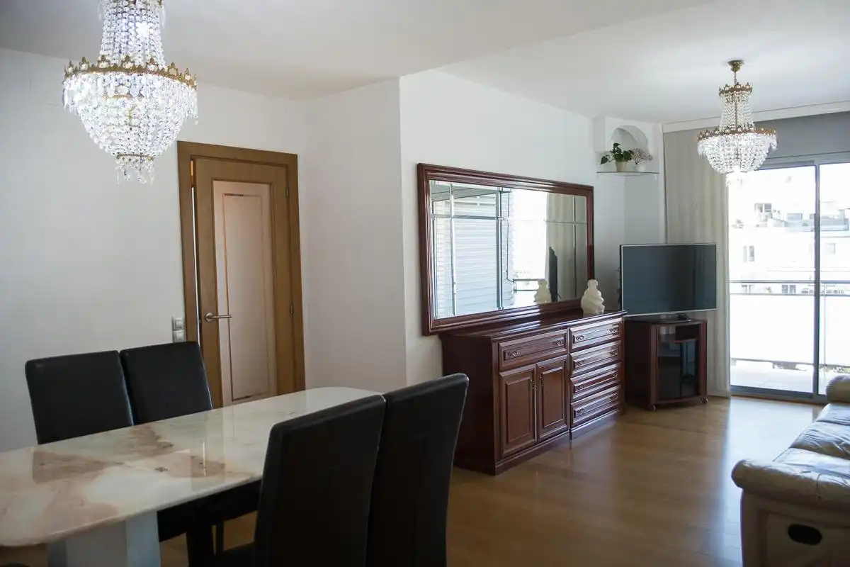 Dining room of Flat for sale in Badalona  with Air Conditioner, Heating and Parquet flooring