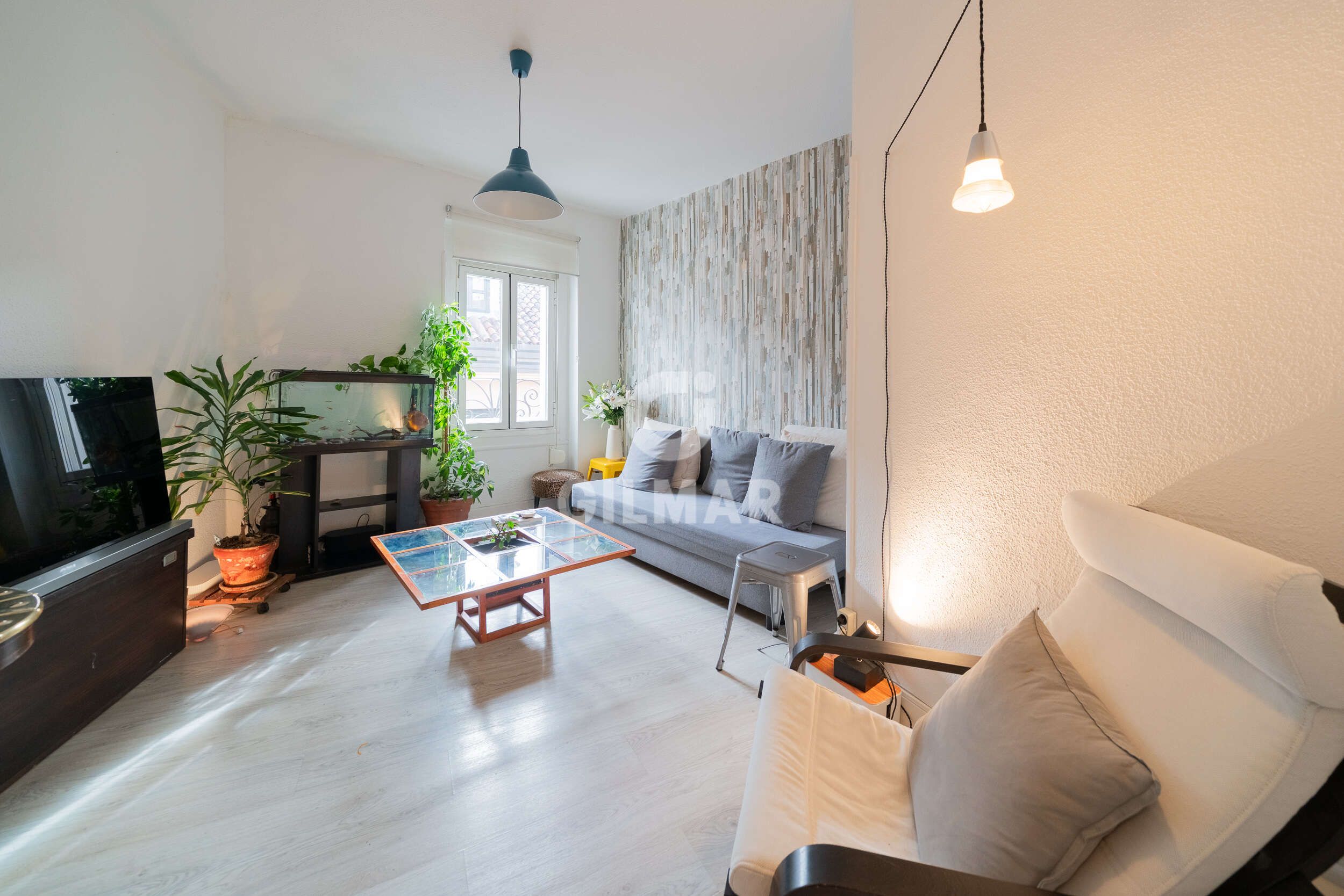 Sala de estar de Piso en venta en  Madrid Capital con Calefacción