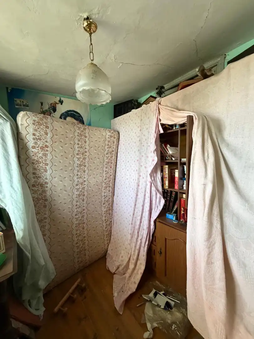 Habitación de Casa adosada en venta en A Pobra de Trives  con Amueblado, Lavadora y Microondas